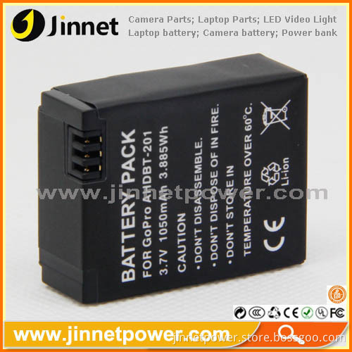 Digital Camera Battery Ahdbt-301 For Gopro Hero3 Ahdbt-201 
